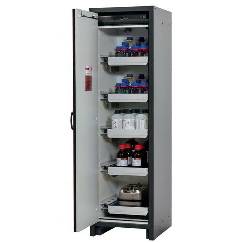 Armoire Sécurité Q-classic-30 Q30.195.056 Gris/rouge