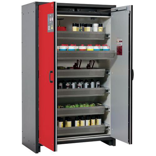 Armoire Sécurité Q-classic-30 Q30.195.116 Gris/rouge