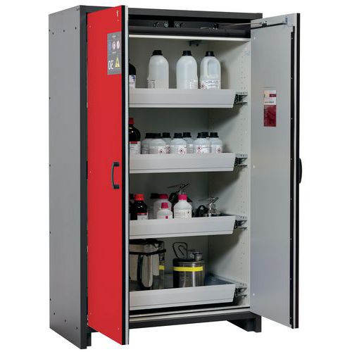 Armoire Sécurité Q-classic-30 Q30.195.116 Gris/rouge