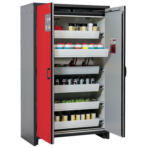 Armoire Sécurité Q-classic-30 Q30.195.116 Gris/rouge