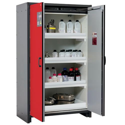 Armoire Sécurité Q-classic-30 Q30.195.116 Gris/rouge