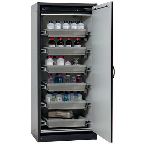 Armoire Sécurité Q-classic-30 Q30.195.086.wdr Gris/rouge