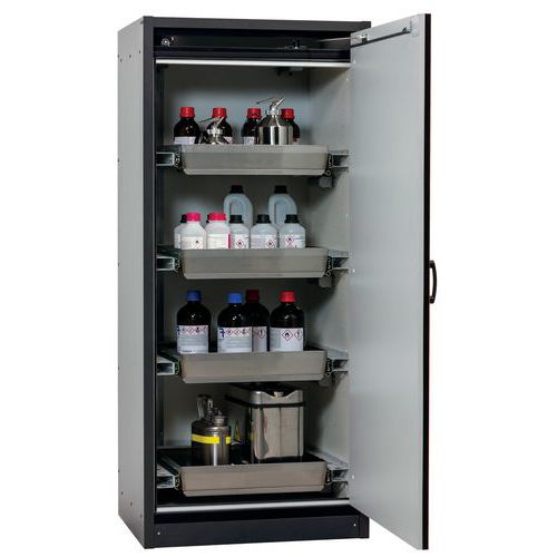 Armoire Sécurité Q-classic-30 Q30.195.086.wdr Gris/rouge