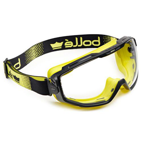 Bolle Safety - Lunettes masque Universal Goggle - Incolore, Aéré, Antirayures, Antibuée - Polycarbonate - CE EN 166 EN 170