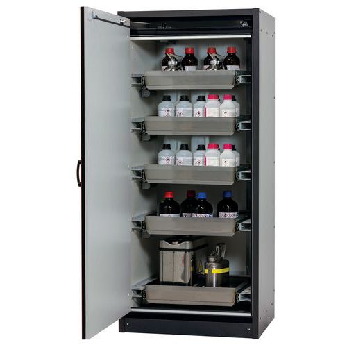 Armoire Sécurité Q-classic-30 Q30.195.086.wd Gris/rouge