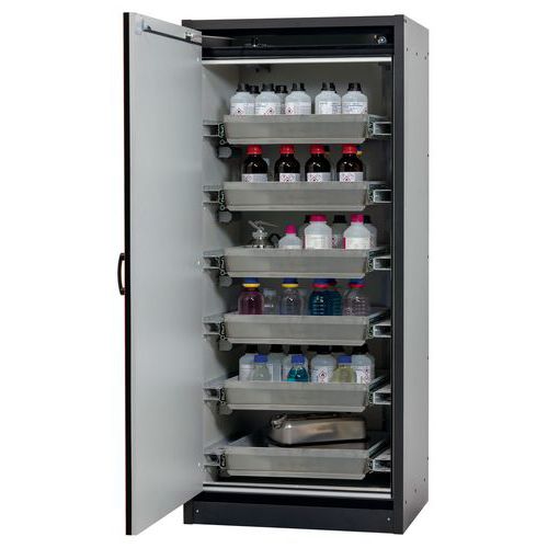 Armoire Sécurité Q-classic-30 Q30.195.086.wd Gris/rouge