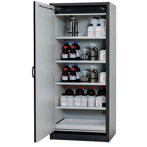 Armoire Sécurité Q-classic-30 Q30.195.086.wd Gris/rouge