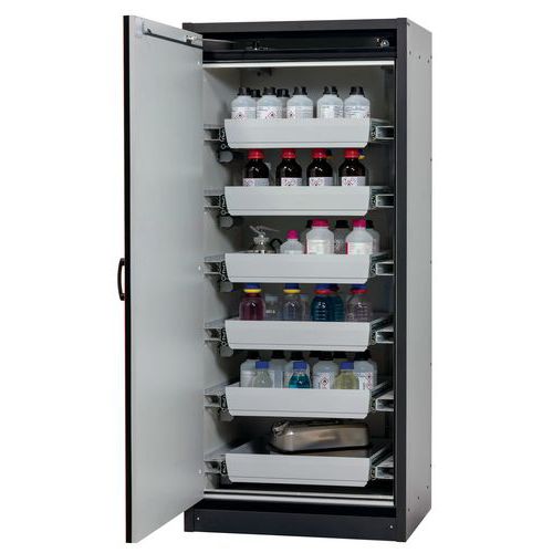 Armoire Sécurité Q-classic-30 Q30.195.086.wd Gris/rouge