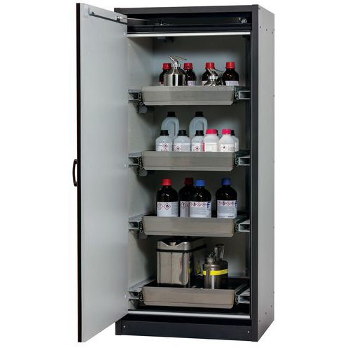 Armoire Sécurité Q-classic-30 Q30.195.086.wd Gris/rouge