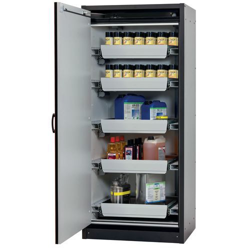 Armoire Sécurité Q-classic-30 Q30.195.086.wd Gris/rouge