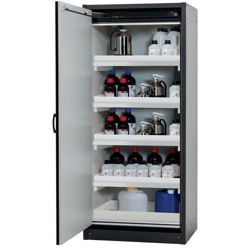 Armoire Sécurité Q-classic-30 Q30.195.086.wd Gris/rouge