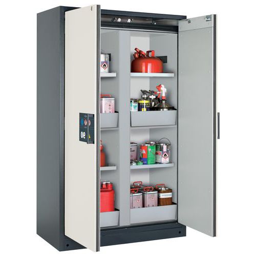 Armoire Sécurité Q-classic-90 Q90.195.120.mm Gris/blanc