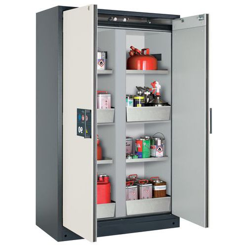 Armoire Sécurité Q-classic-90 Q90.195.120.mm Gris/blanc