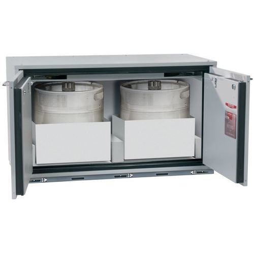 Armoire Sécurité Sous Paillasse Ub-t-90 Ub90.060.110.2t Gris