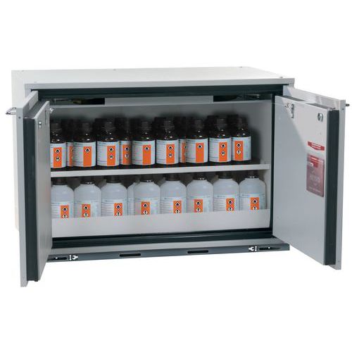 Armoire Sécurité Sous Paillasse Ub-t-90 Ub90.060.089.2t Gris