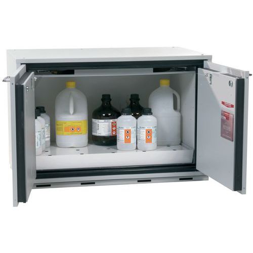 Armoire Sécurité Sous Paillasse Ub-t-90 Ub90.060.089.2t Gris