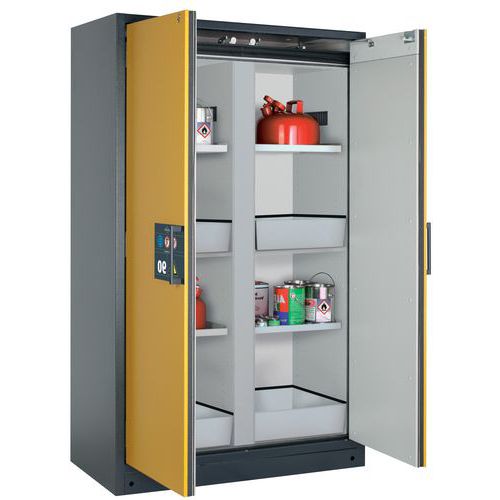 Armoire Sécurité Q-classic-90 Q90.195.120.mm Gris/jaune
