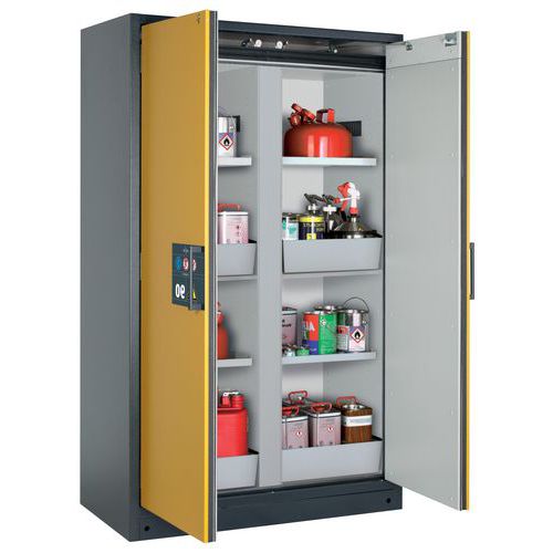 Armoire Sécurité Q-classic-90 Q90.195.120.mm Gris/jaune