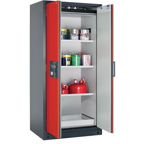 Armoire Sécurité Q-classic-90 Q90.195.090 Gris/rouge