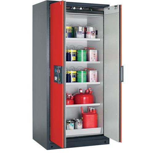 Armoire Sécurité Q-classic-90 Q90.195.090 Gris/rouge