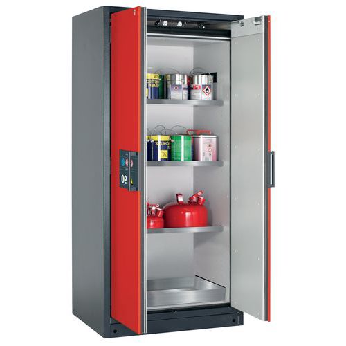 Armoire Sécurité Q-classic-90 Q90.195.090 Gris/rouge