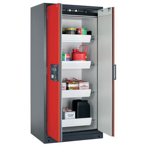 Armoire Sécurité Q-classic-90 Q90.195.090 Gris/rouge