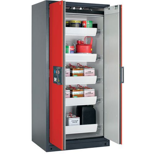 Armoire Sécurité Q-classic-90 Q90.195.090 Gris/rouge