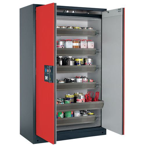 Armoire Sécurité Q-classic-90 Q90.195.120 Gris/rouge