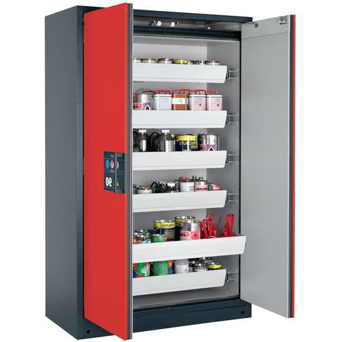 Armoire Sécurité Q-classic-90 Q90.195.120 Gris/rouge