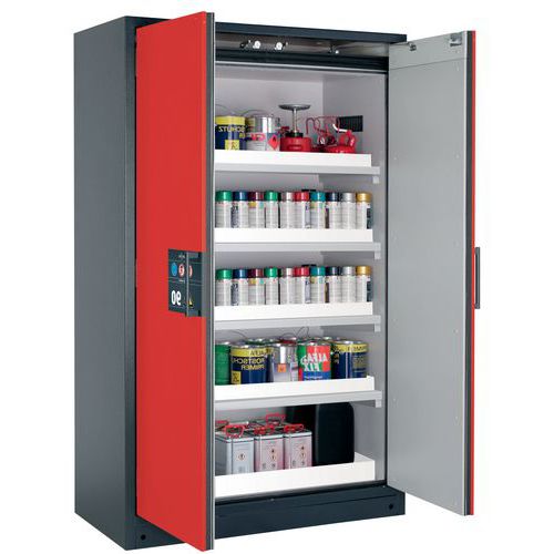 Armoire Sécurité Q-classic-90 Q90.195.120 Gris/rouge