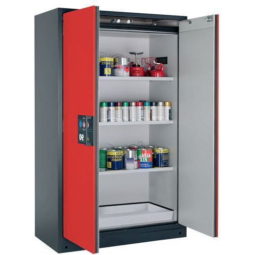 Armoire Sécurité Q-classic-90 Q90.195.120 Gris/rouge