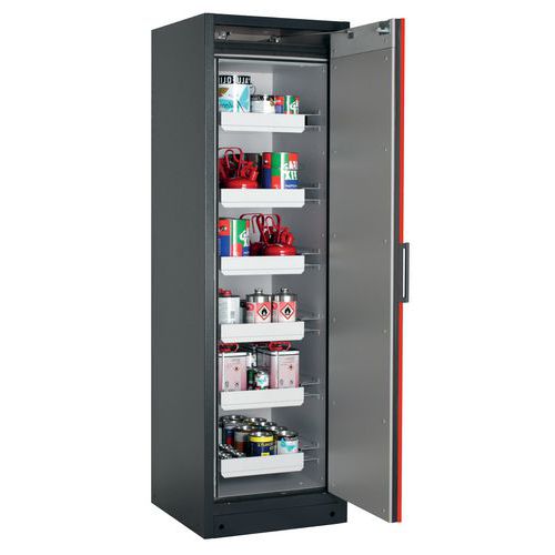 Armoire Sécurité Q-classic-90 Q90.195.060.r Gris/rouge