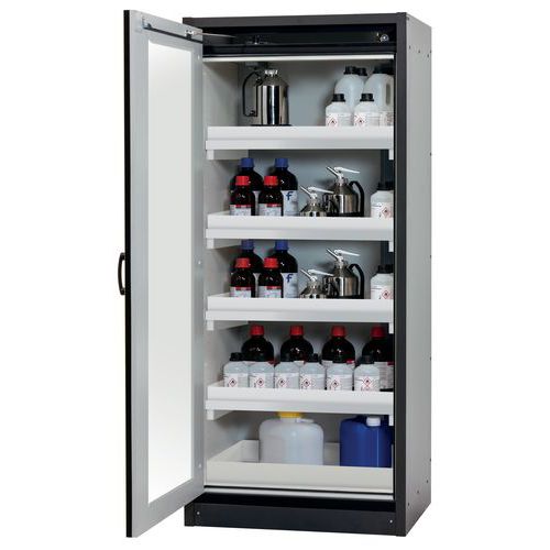 Armoire Sécurité Q-display-30 Q30.195.086.wdfw Gris/jaune