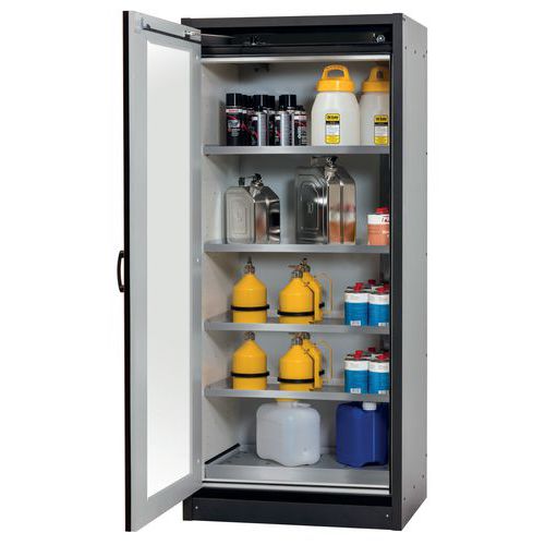 Armoire Sécurité Q-display-30 Q30.195.086.wdfw Gris/rouge