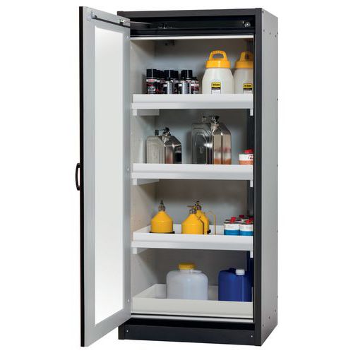 Armoire Sécurité Q-display-30 Q30.195.086.wdfw Gris/rouge