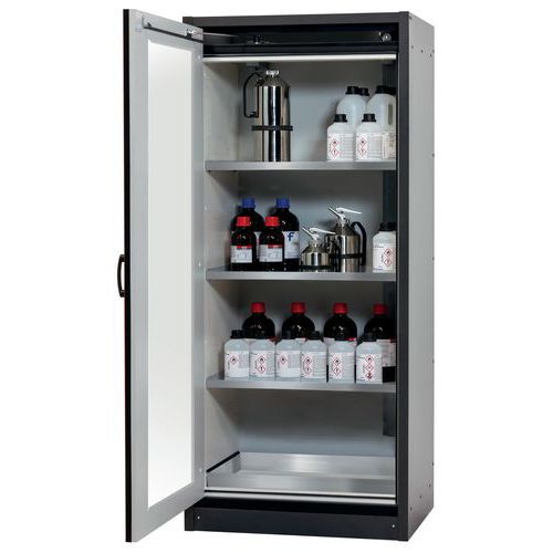 Armoire Sécurité Q-display-30 Q30.195.086.wdfw Gris/rouge