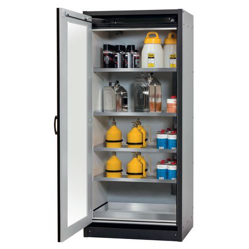 Armoire Sécurité Q-display-30 Q30.195.086.wdfw Gris/rouge