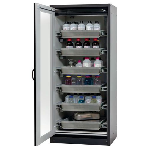 Armoire Sécurité Q-display-30 Q30.195.086.wdfw Gris/gris