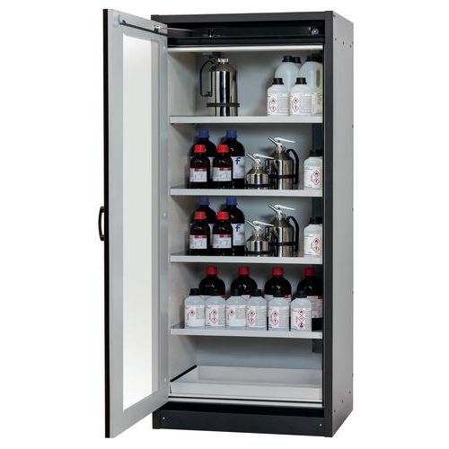 Armoire Sécurité Q-display-30 Q30.195.086.wdfw Gris/rouge