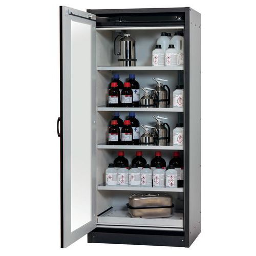 Armoire Sécurité Q-display-30 Q30.195.086.wdfw Gris/rouge