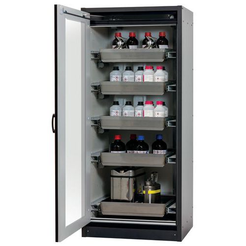 Armoire Sécurité Q-display-30 Q30.195.086.wdfw Gris/rouge