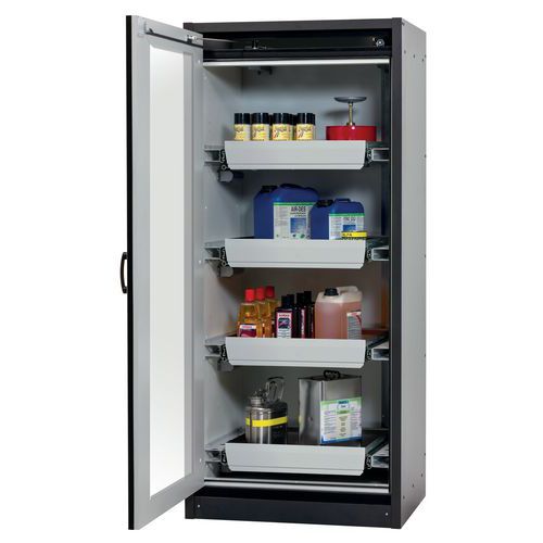 Armoire Sécurité Q-display-30 Q30.195.086.wdfw Gris/gris