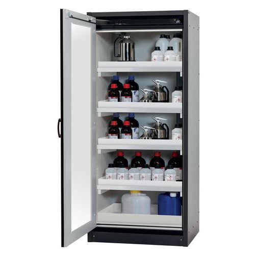 Armoire Sécurité Q-display-30 Q30.195.086.wdfw Gris/gris