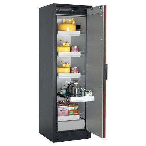 Armoire Sécurité Q-pegasus-90 Q90.195.060.wdacr Gris/rouge
