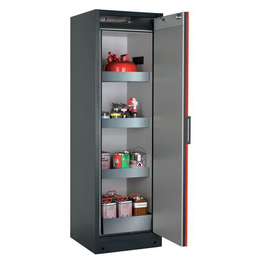 Armoire Sécurité Q-pegasus-90 Q90.195.060.wdacr Gris/rouge