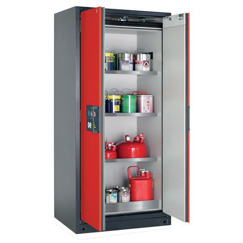 Armoire Sécurité Q-pegasus-90 Q90.195.090.wdac Gris/rouge