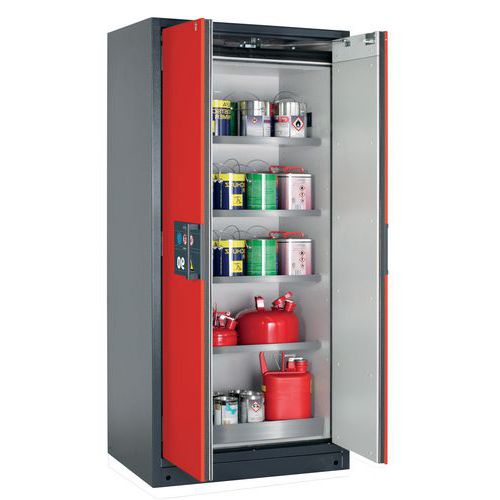 Armoire Sécurité Q-pegasus-90 Q90.195.090.wdac Gris/rouge