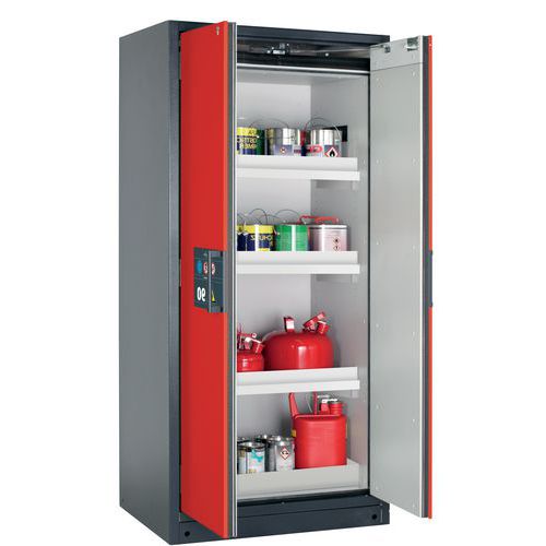 Armoire Sécurité Q-pegasus-90 Q90.195.090.wdac Gris/rouge