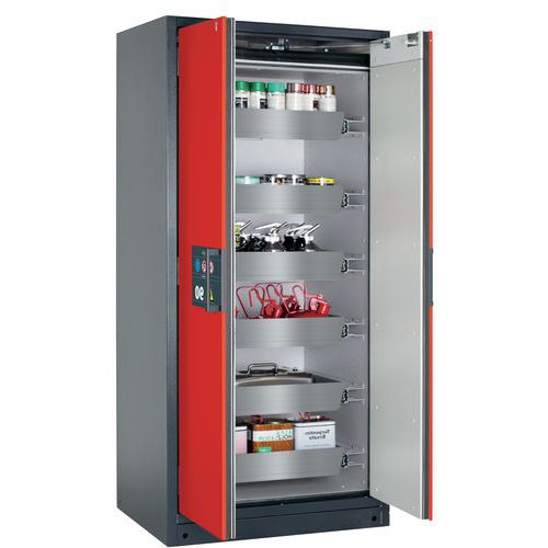 Armoire Sécurité Q-pegasus-90 Q90.195.090.wdac Gris/rouge