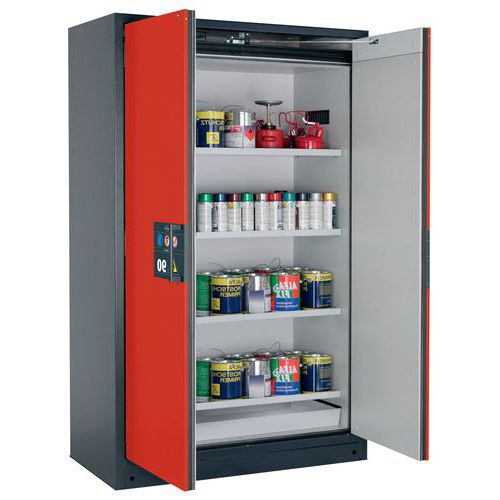 Armoire Sécurité Q-pegasus-90 Q90.195.120.wdac Gris/rouge